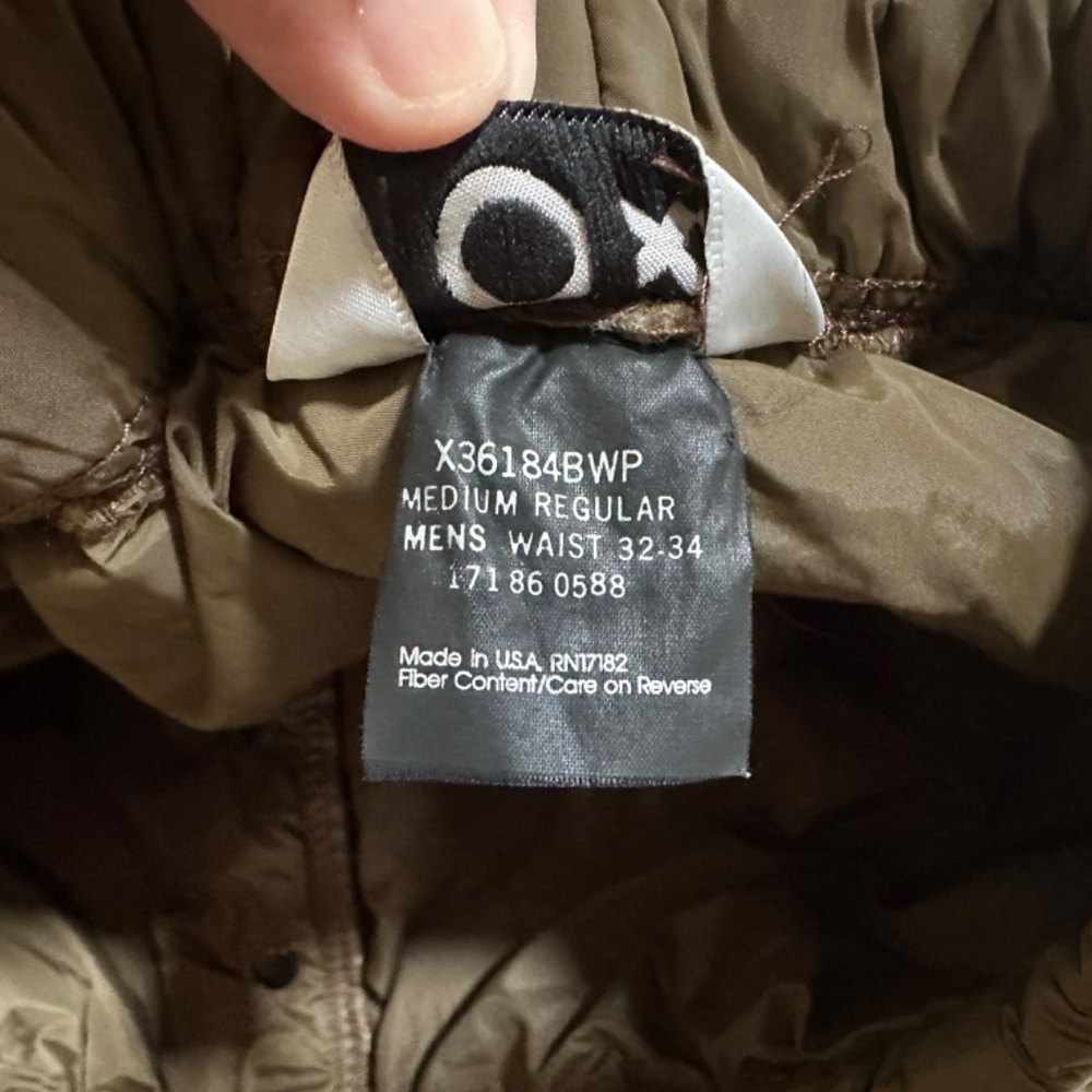 Vintage 10X USA Made Quilted Insulated Hunting / Ski Pants - Olive Green - Picture 5 of 5